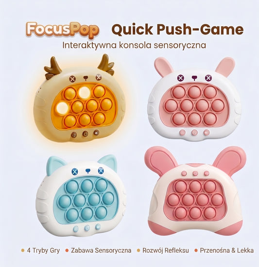 FocusPop™ Reflex Pad – Konsola Zręcznościowa dla Dzieci i Młodzieży